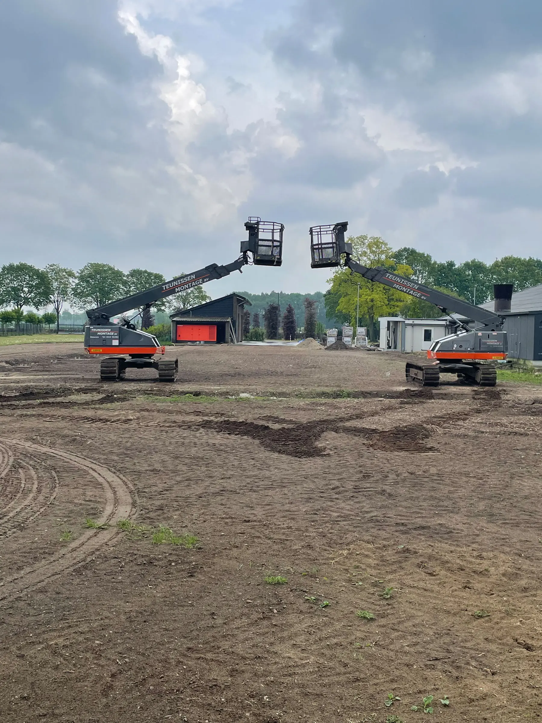Montageteam op bouwlocatie